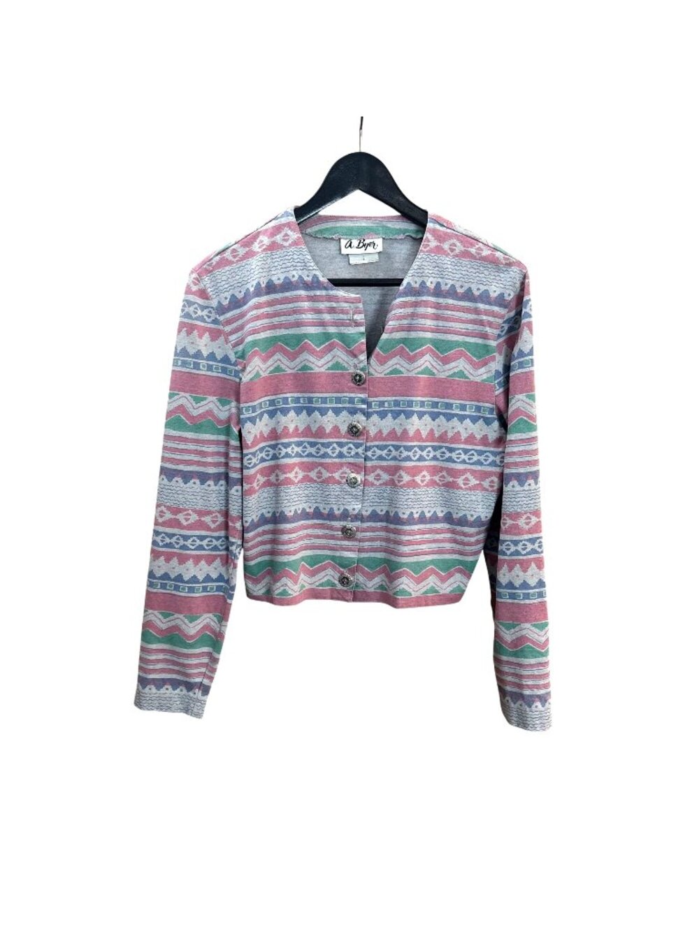 Vintage 90s Multicolor Southwestern Long Sleeve Button Up Large